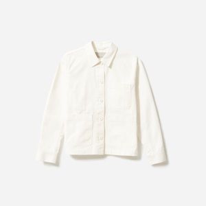 White Everlane Chore Jacket